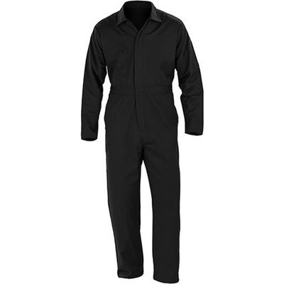 Result Unisex recyklovaný pracovný overal so zipsom R510X Black