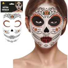 Fiestas Guirca Tetování na obličej Catrina