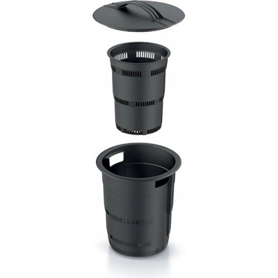 Prosperplast 1 komorový 11 l černý