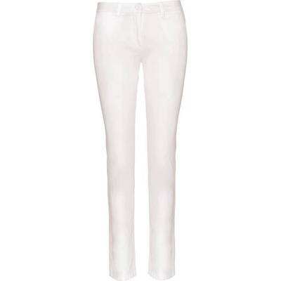 Kariban CHINO K741 / Дамски панталон - бял 34 (20K741001t9)