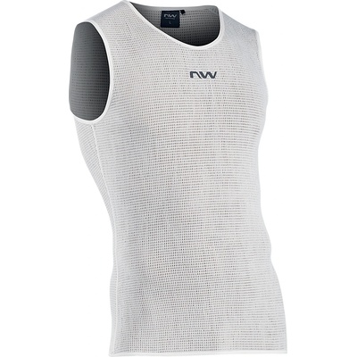 Northwave Мъжко синтетично термобельо Northwave Light Jersey Sleeveless Synthetic base layer - White - размер XL (014-1732-0115)