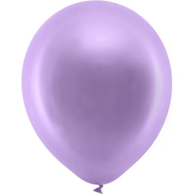 Party Deco Латексови Балони Металик, Виолетово 30см