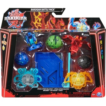 Bakugan Balení speciální útok S6 Hammerhead Titanium Dragonoid Nillious