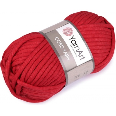 Prima-obchod Pletací příze Cord Yarn 250 g, barva 5 (773) červená