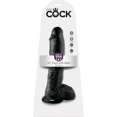 King Cock 10" Cock Flesh With Balls 25.4 Cm