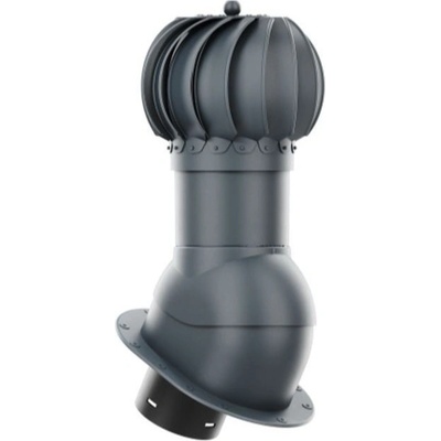 HPI Rotační odvětrávací set pro rovný plech 150 mm antracit