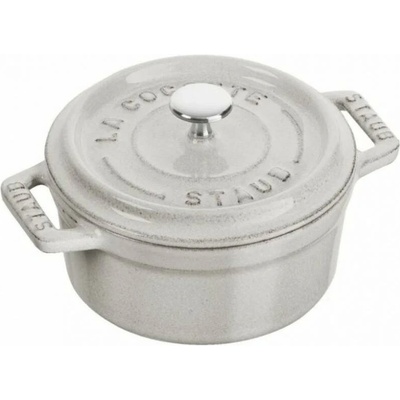 Staub Cocotte Mini hrnec kulatý 10 cm/0,25l bílé lanýže 11010107