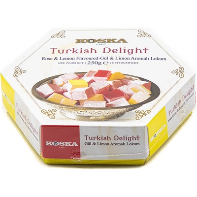Koska Lokum růže a citron 250 g