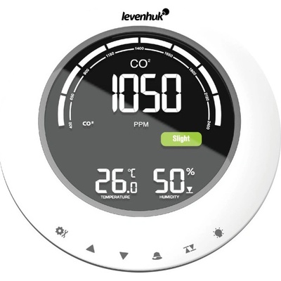 Levenhuk, Inc., USA Detektor hladiny koncentrácie CO₂ Levenhuk Wezzer PLUS LP90