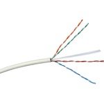 Legrand 632724 Linkeo Cat. 6 U/UTP неекраниран PVC AWG23 Eca бял 305 м в картонена ролка меден кабел за монтаж на стена