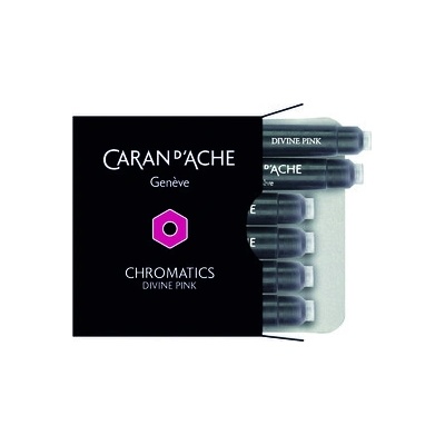 Caran D'ache Inkoustové bombičky Chromatics růžová Divine Pink 8021.080