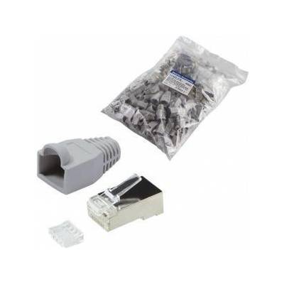 network connector - light gray, RAL 7035