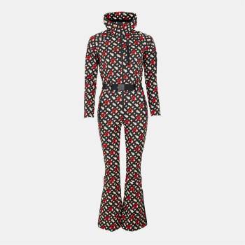 Boss Women's Technical Weather-Resistant Streamlined Fit Ski Suit - Black