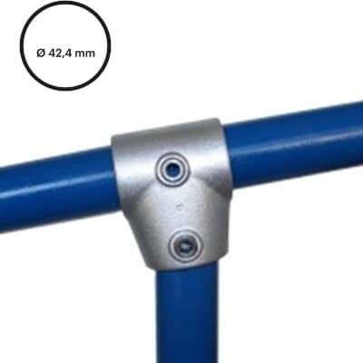 Konstrukční fitinka, spojka ocelových trubek pr. 42,4 mm – úhlová odbočka 0-11°, 153-C42