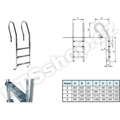 VÁGNER POOL Mixta 4 stupně (AISI 316)