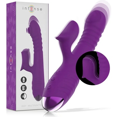 Intense Iggy Multifunction Rechargeable Up & Down With Clitoral Stimulator Purp