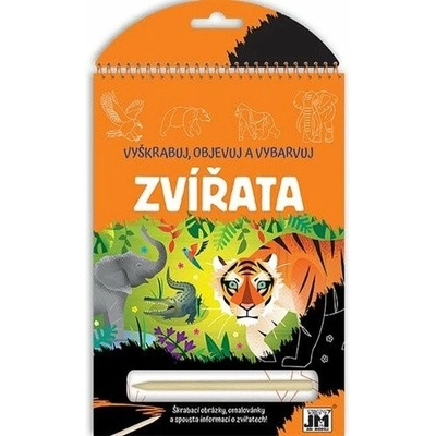 Zvířata Vyškrabuj objevuj vybarvuj
