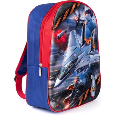 Shelvt backpack spaceship Blue and red