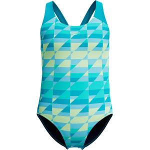 Speedo Детски бански костюм Speedo Kid's Print Splashback One Piece Swimsuit - Angelic Blue/Mayan Blue - размер 116 (EU) (750-2744-0111)