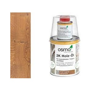 Osmo 2K Wood Oil 6143 Коняк - двукомпонентно масло за дървесина 1л (2937)