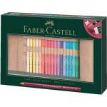 Faber-Castell - Polychromos colored pencils set with pencil roll, 34 pieces - 110030 (110030)