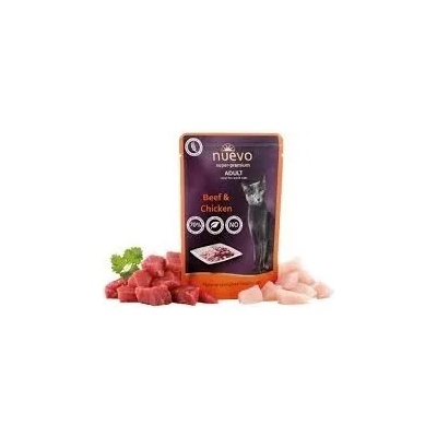 nuevo Beef & Chicken пауч с пилешко и говеждо месо 85gr