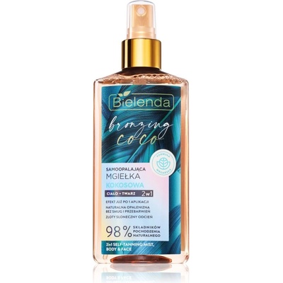 Bielenda Bronzing Coco автобронзираща мъгла за лице и тяло 150ml