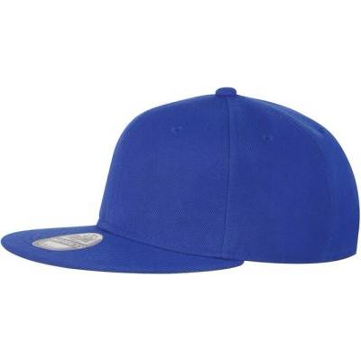 Baseballová SNAP SOLID s plochým šiltom white royal