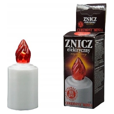 Ceremony ZE1 diódový kahanec s batériami biela 1ks