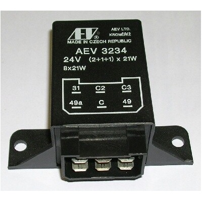 Přerušovač směrových světel aev3234 24v 319922090_A, , ,