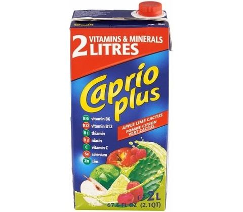 Caprio Plus Apple Lime Cactus 2 l