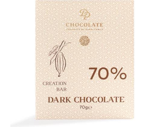 DP chocolate Tabuľková čokoláda Basic horká 70 g