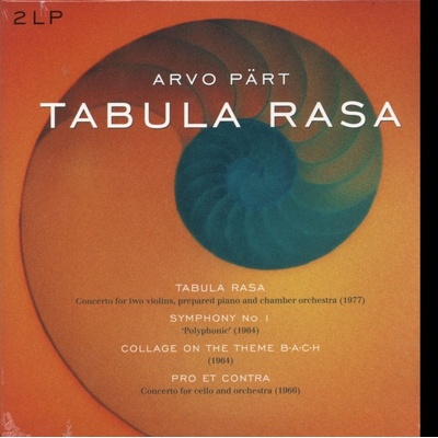PART A.: TABULA RASA/SYMPHONY LP