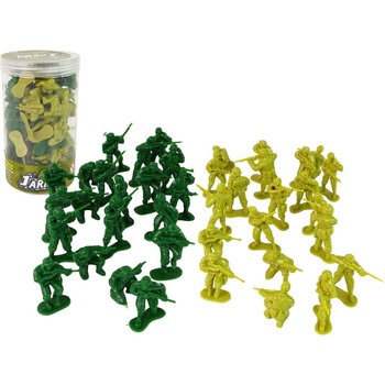 Lean-toys Vojaci Vojenská súprava Zelená 40 El.