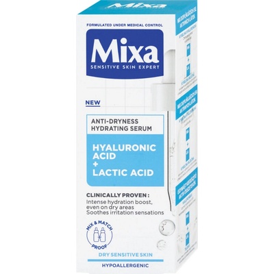 Mixa Hyaluronic Acid Lactic Acid Anti Dryness Hydrating Serum hydratační pleťové sérum 30 ml