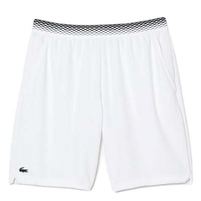 Lacoste Мъжки шорти Lacoste Tennis x Daniil Medvedev Mesh Shorts - white
