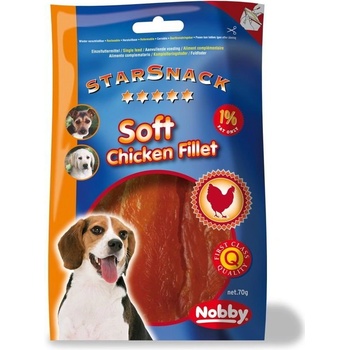 Nobby StarSnack Soft Chicken Fillet Extra mäkká pre psov s kuracím mäsom 70g