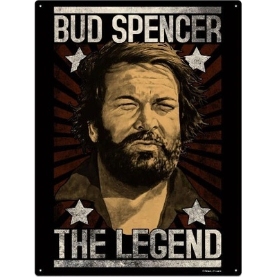 Bud Spencer a Terence Hill Cedule Bud Spencer The Legend 20x30cm