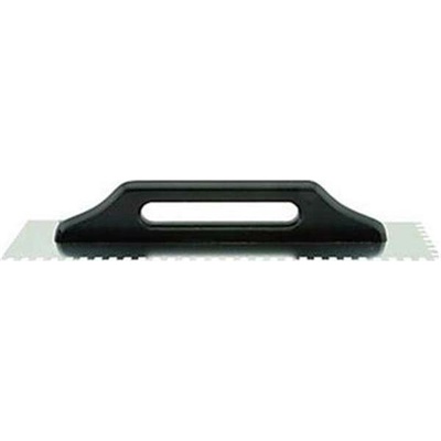 Enco 200/2/8 - Hladítko 480x130mm zubaté, zub 8mm, dřevěná EURO rukojeť, NEREZ