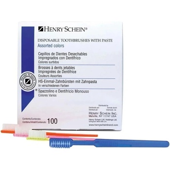 Henry shein Henry Schein Четка за зъби с паста - удобство и чистота в движение! (TOOTHBRHENRYSHEIN)