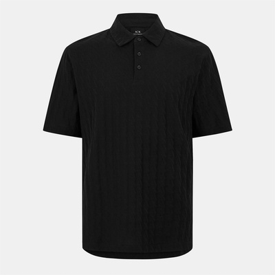 Armani Exchange Блуза с яка Armani Exchange Men's Short-Sleeve Polo Shirt - Black