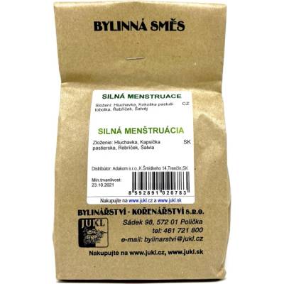 Jukl Silná menstruace bylinný čaj 100 g