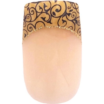 Divine cosmetics BN15 Umelé nechty dekorované 24 ks