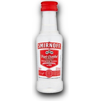 Smirnoff Red 37,5% 0,05 l (holá láhev)