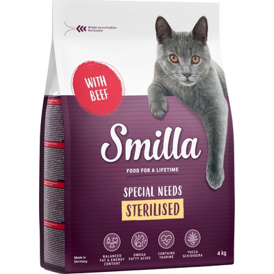 Smilla Adult Sterilised s hovädzím 4 kg