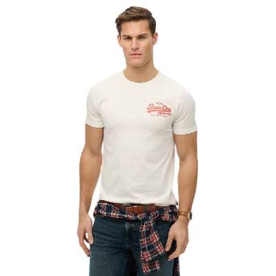 Тениска Superdry Vl Tokyo Relaxed Fit short sleeve T-shirt - White (Bone White 2)