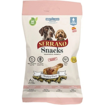 MEDITERRANEAN NATURAL Serrano Snacks Turkey 100 g