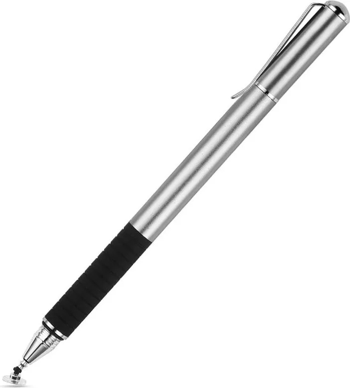 Tech-Protect Писалка за обработка на графики от Tech-Protect Stylus Pen - Сребриста (5906735415636)