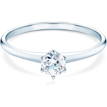 SAVICKI Годежен пръстен The Journey: бяло злато, лабораторен диамант