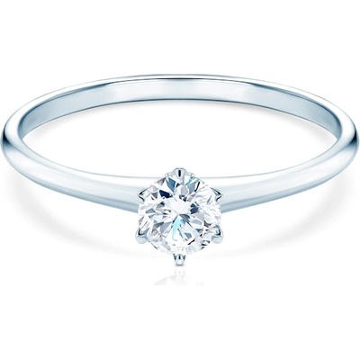 SAVICKI Годежен пръстен The Journey: бяло злато, лабораторен диамант